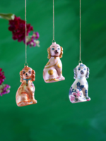 Nathalie Lete Nathalie Lete Floral Dog Ornaments