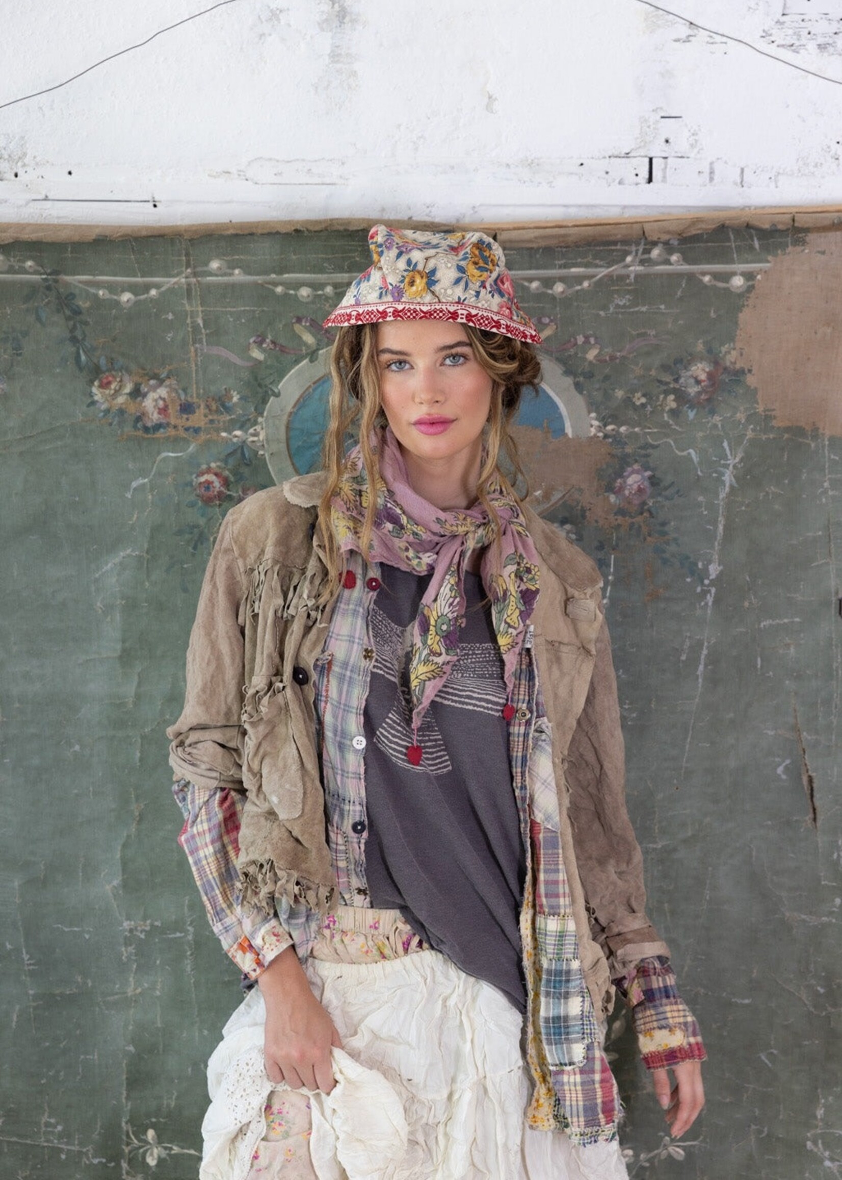 Magnolia Pearl Tara Scarf 145 Azalea