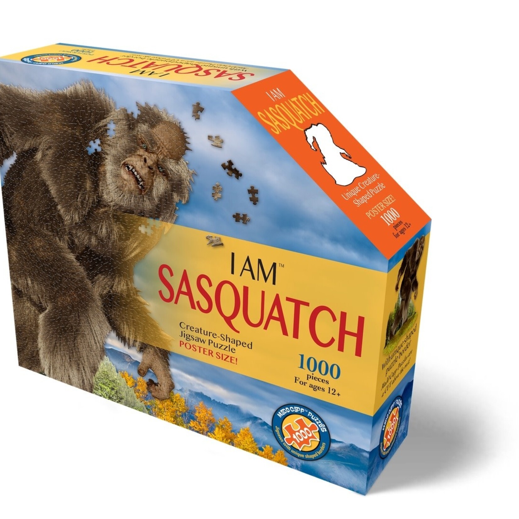 Sasquatch Shaped Puzzle 1000pc