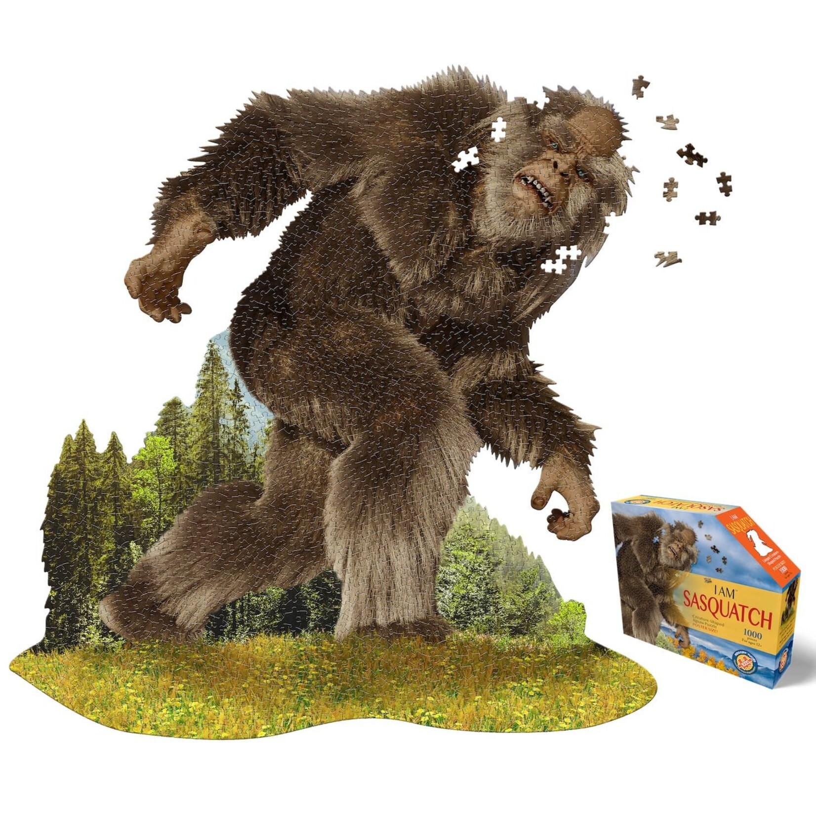 Sasquatch Shaped Puzzle 1000pc