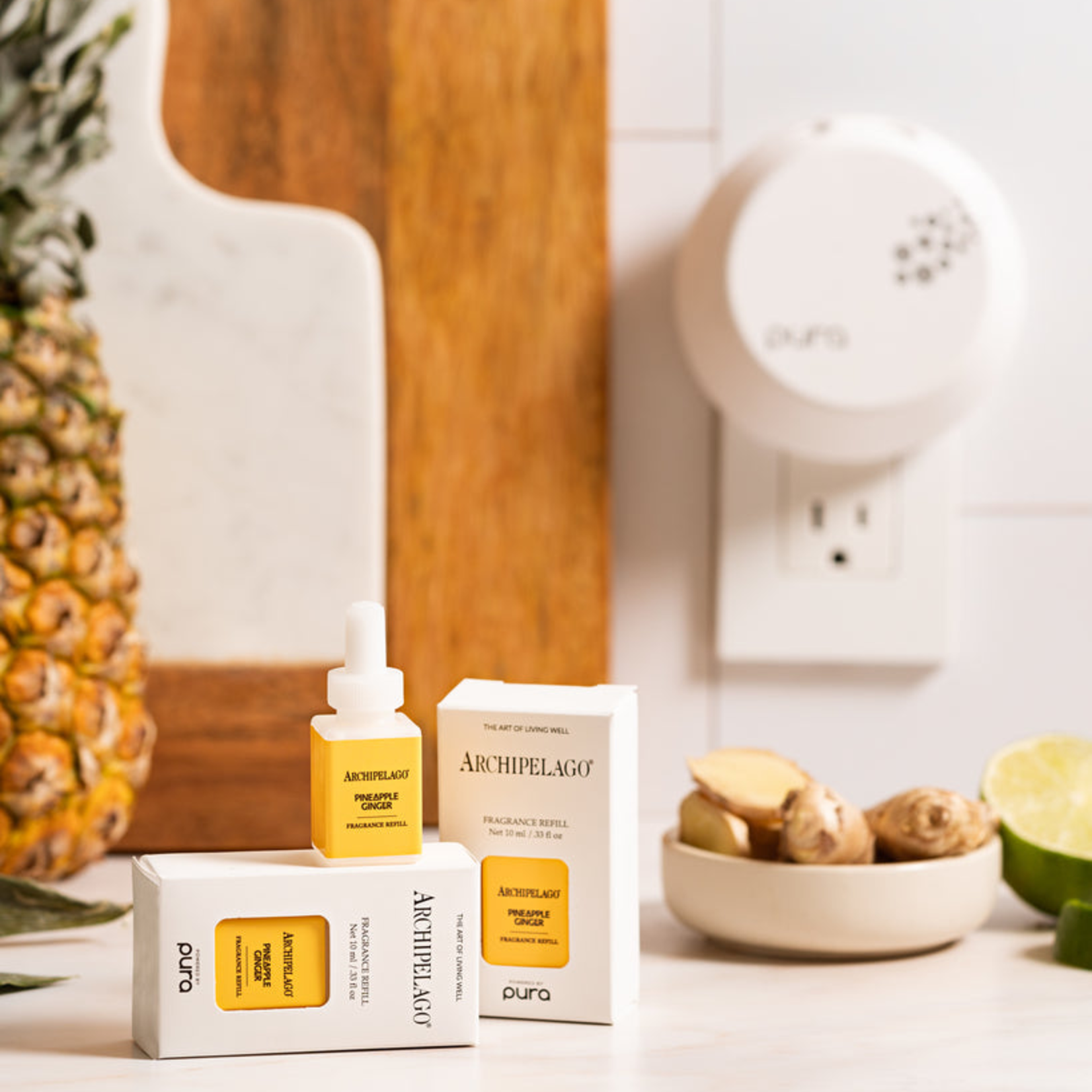 Archipelago Botanicals Pura Pineapple Ginger Refill