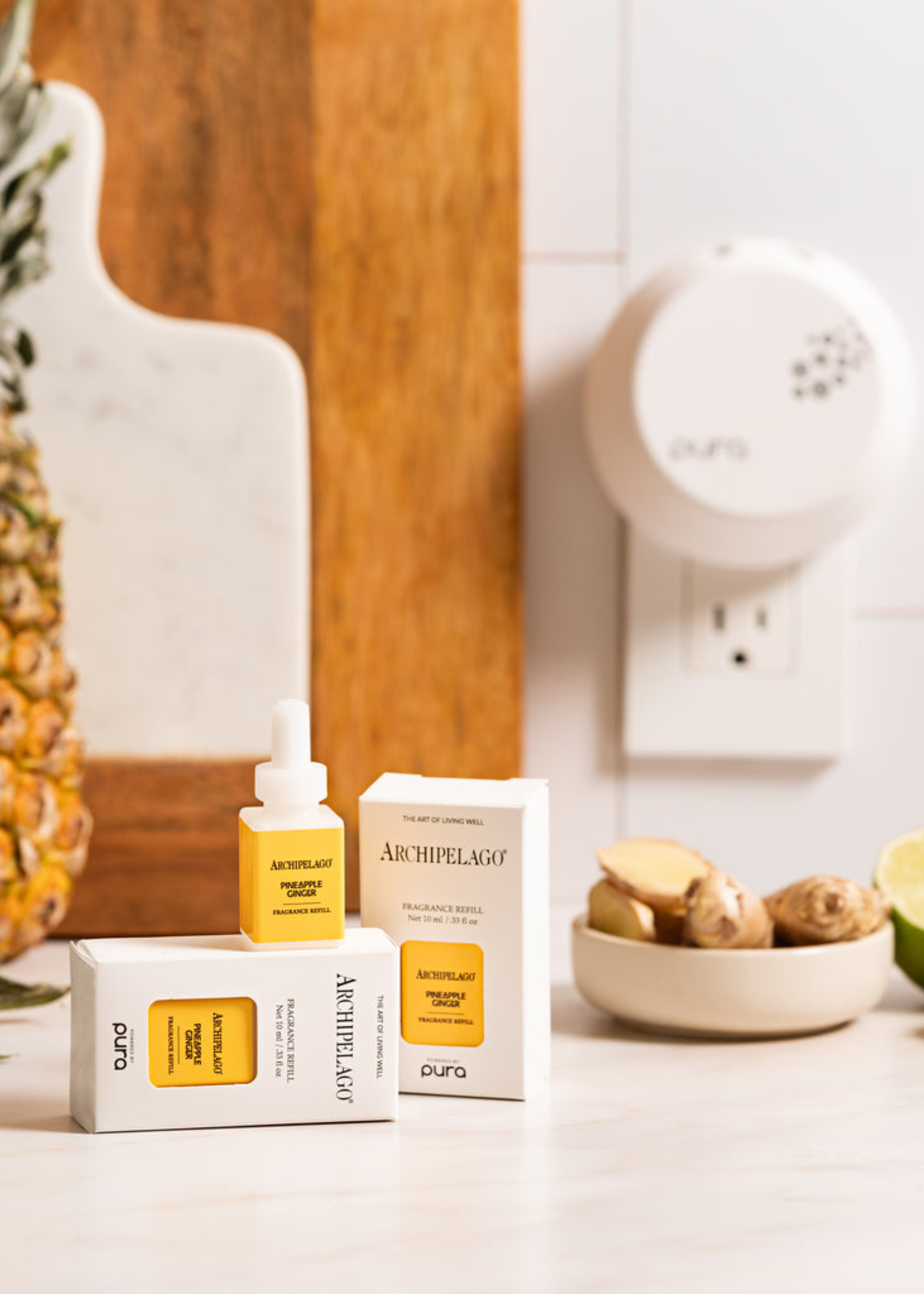 Archipelago Botanicals Pura Pineapple Ginger Refill