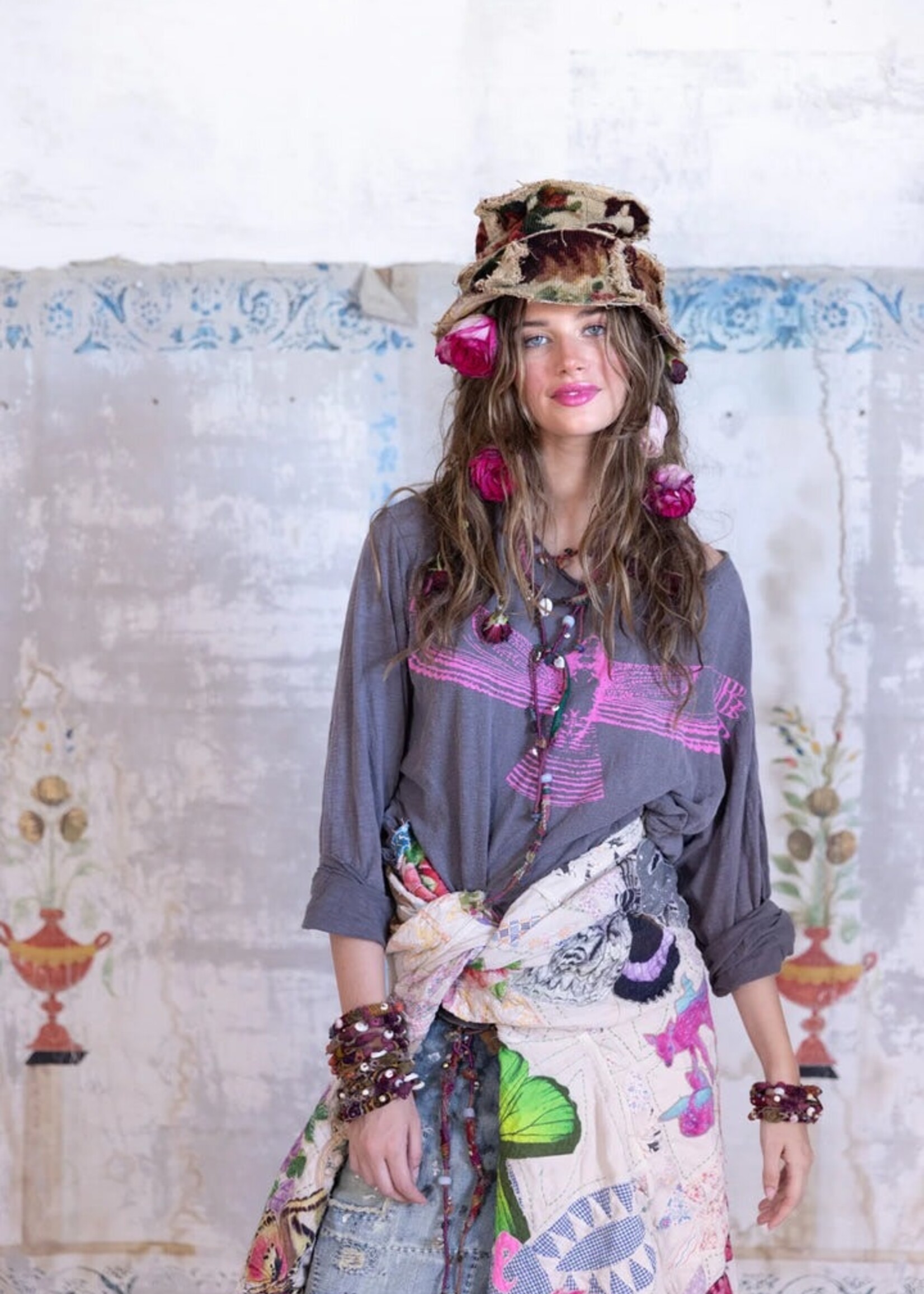 Magnolia Pearl Hawk Viggo Tee Top 1641 Punk