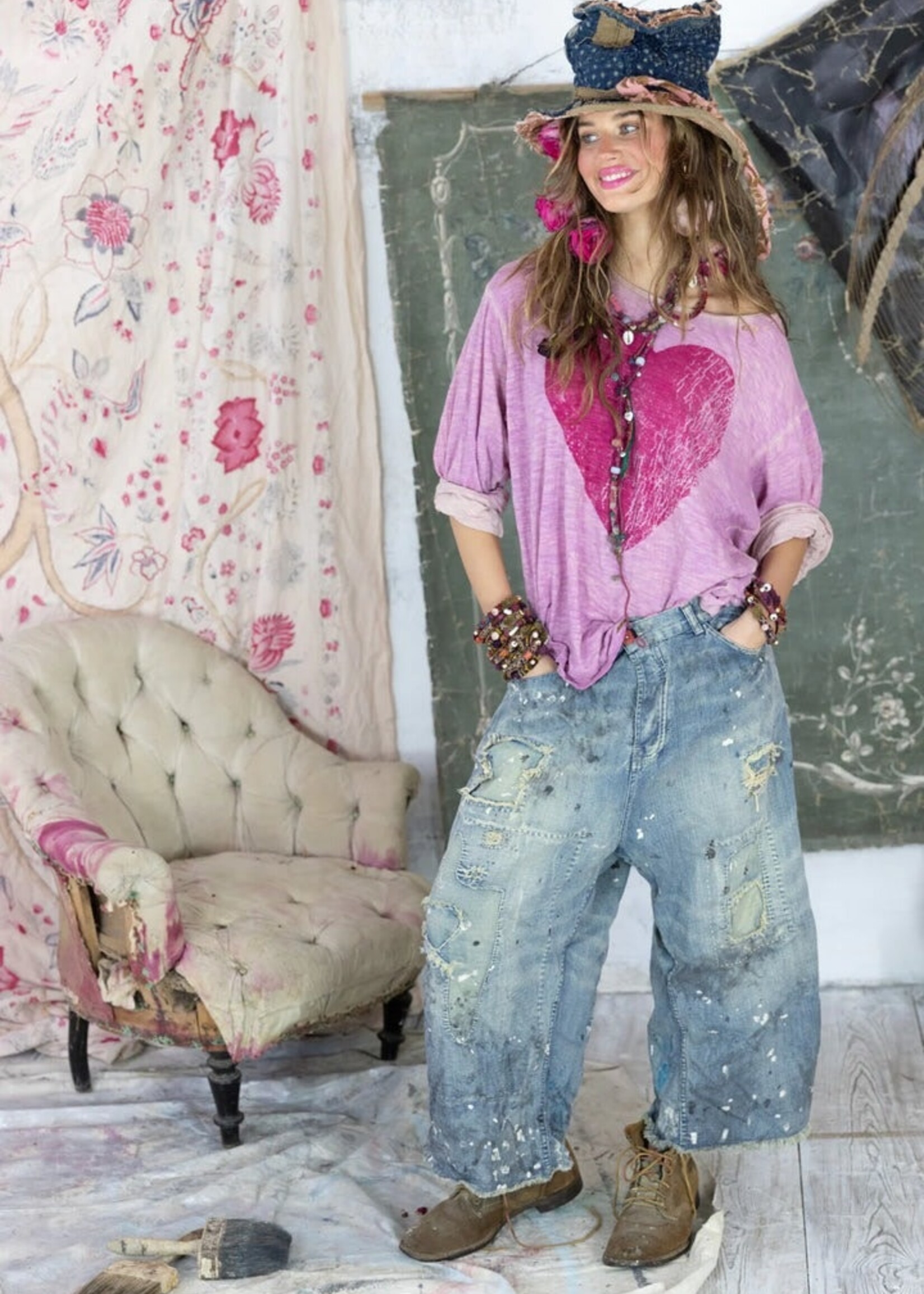 Magnolia Pearl Loves Promise Viggo Tee Top 1682 Allium