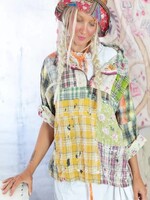 Magnolia Pearl Patchwork Asher Top 1512 Madras Rainbow