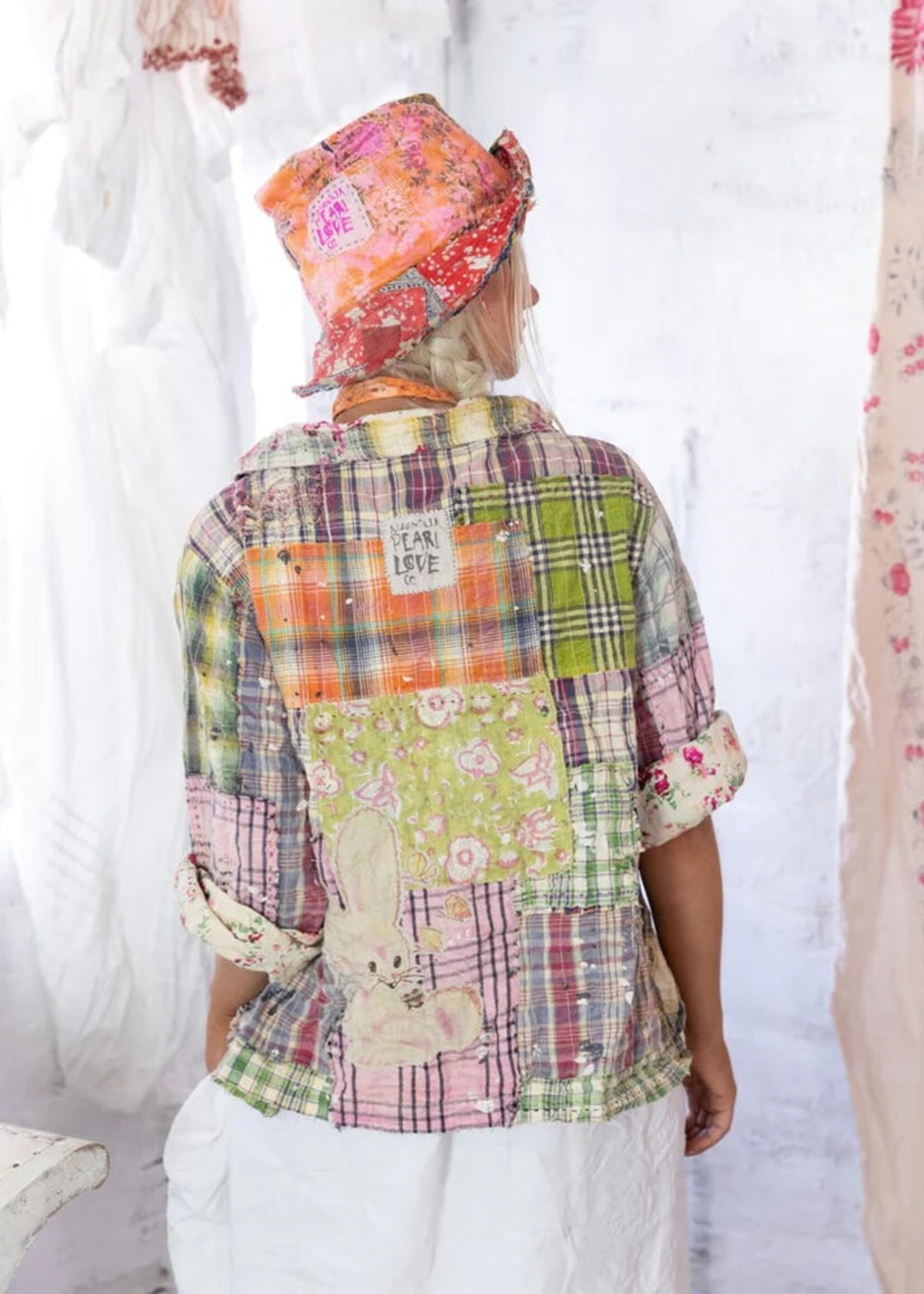 Magnolia Pearl Patchwork Asher Top 1512 Madras Rainbow