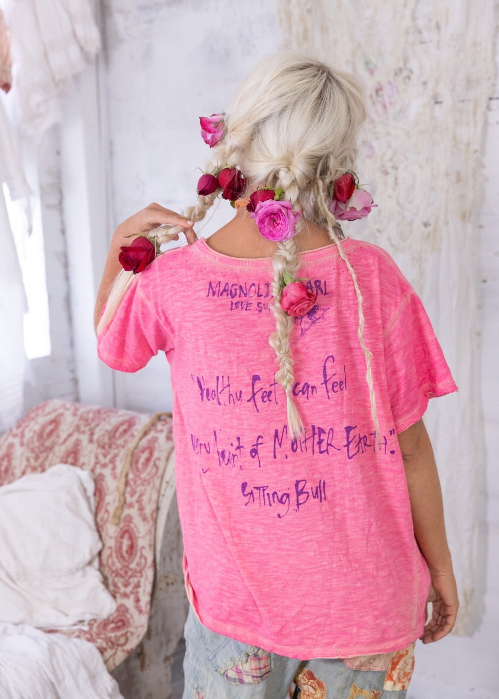 Magnolia Pearl New Release Heart Of Mother Earth Tee Top 1675