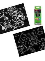 Chalkboard Cat/Dog Travel Placemat Set of 2 9x12