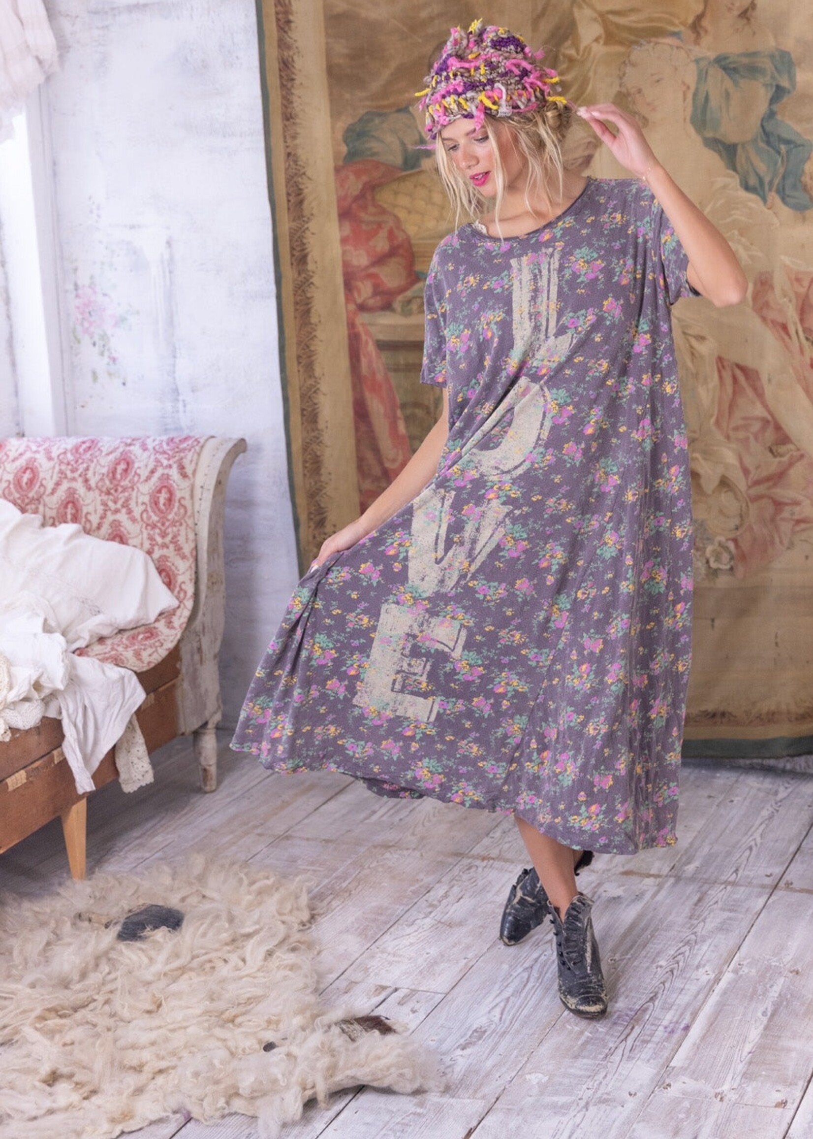 Magnolia Pearl Floral Circus Love Tee Dress 1049 Ramon