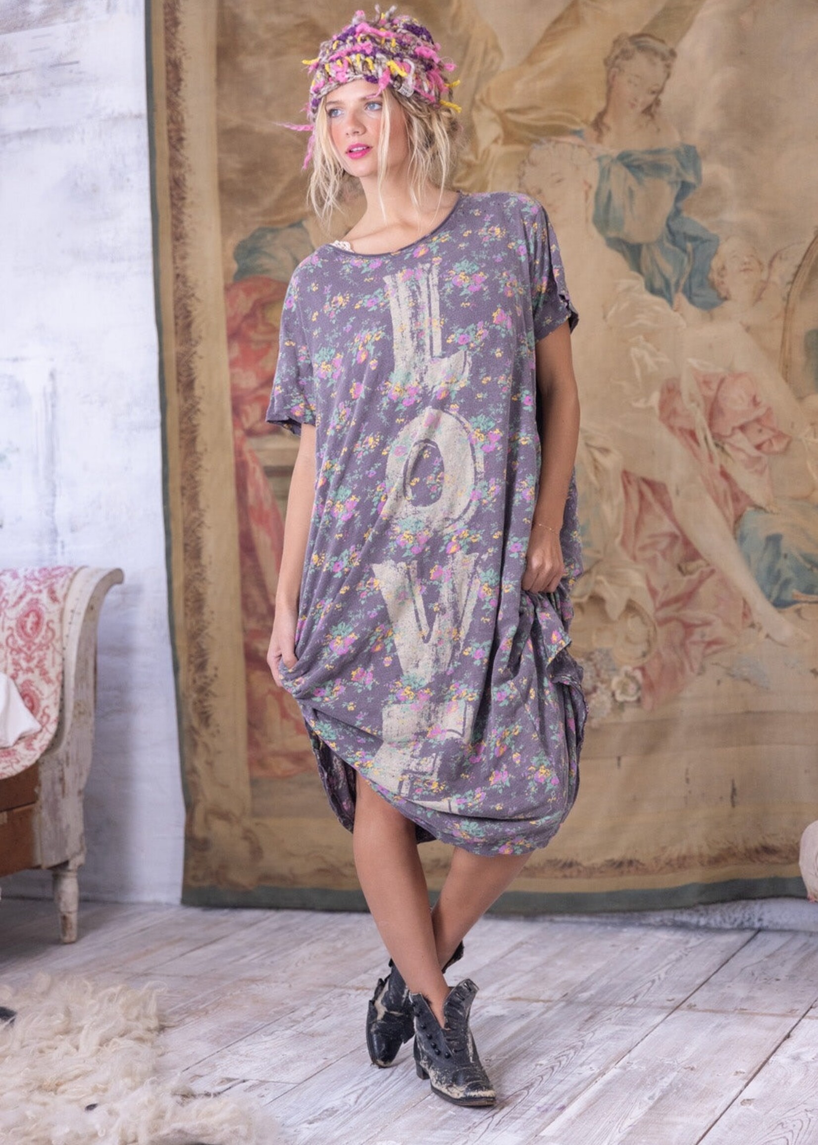 Magnolia Pearl Floral Circus Love Tee Dress 1049 Ramon