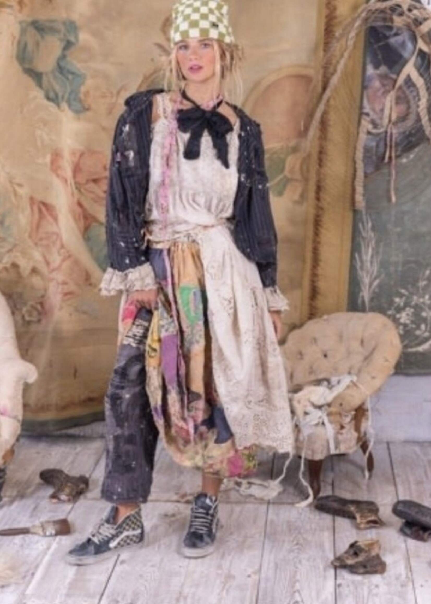 Magnolia Pearl Kelley Cropped Coat Ozzy Pinstripe Jacket 785