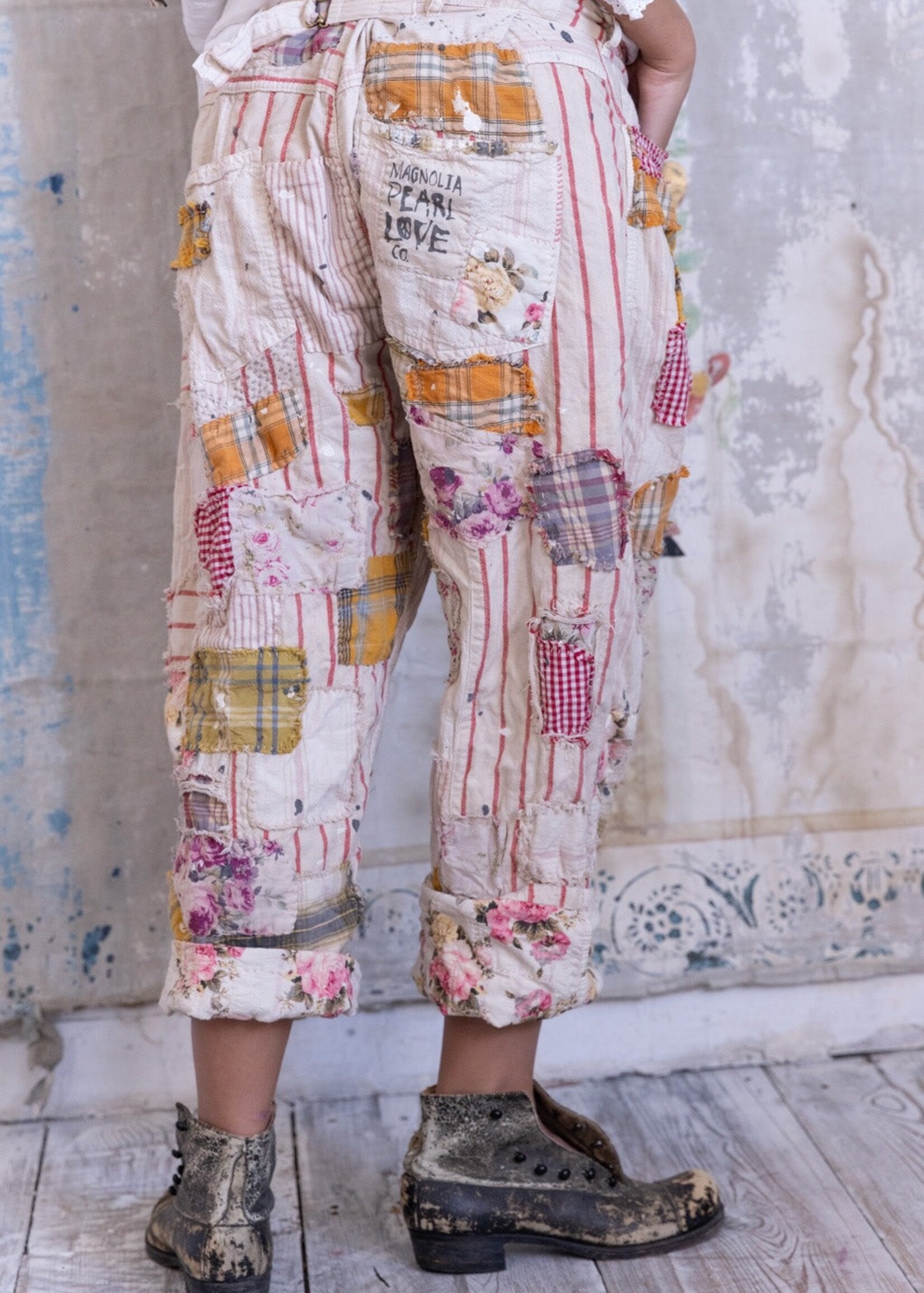 Magnolia Pearl Patchwork Miner Pants Encore Pants 542