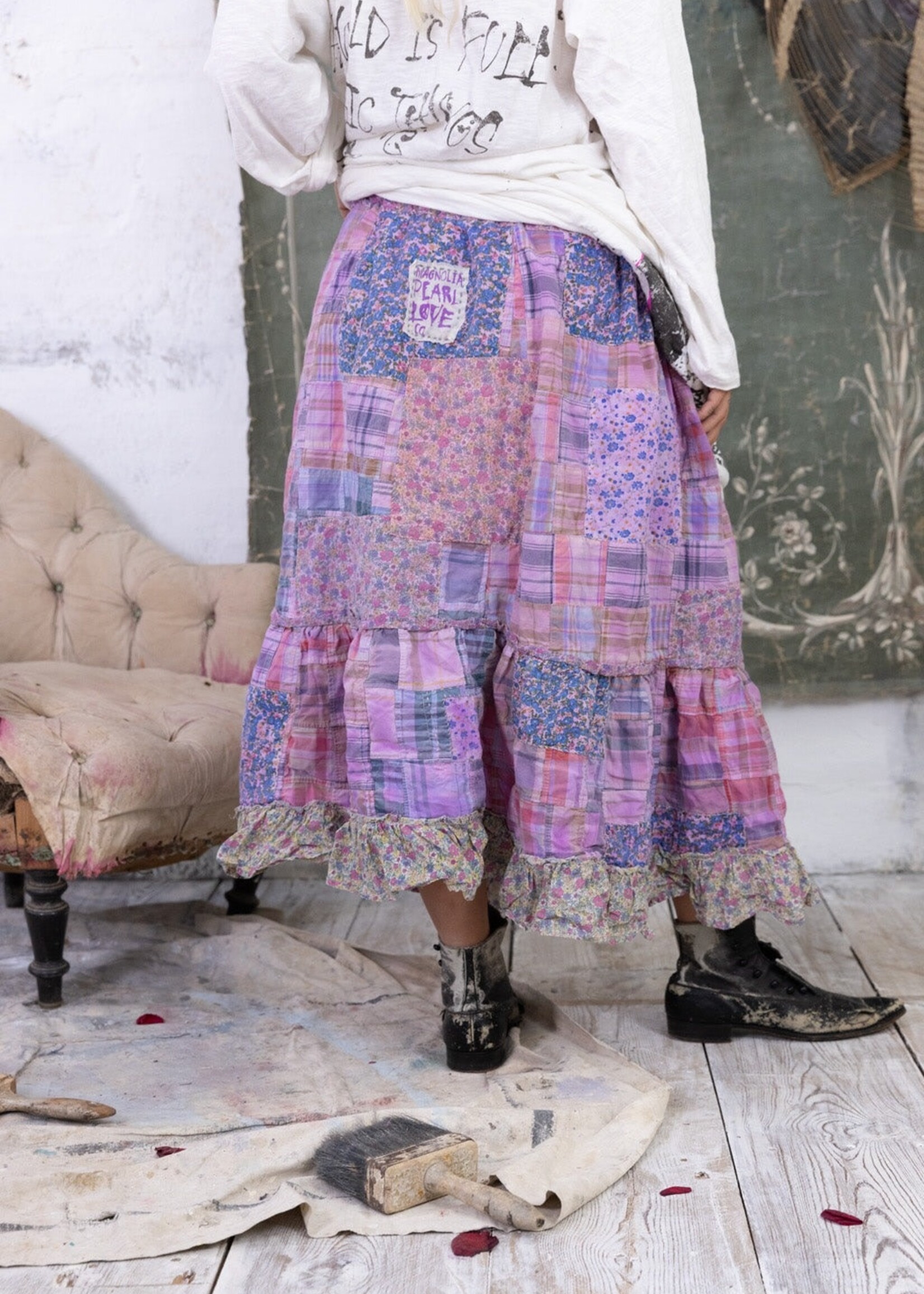 Magnolia Pearl Spirit Warrior Pissarro Skirt 158 Madras Allium