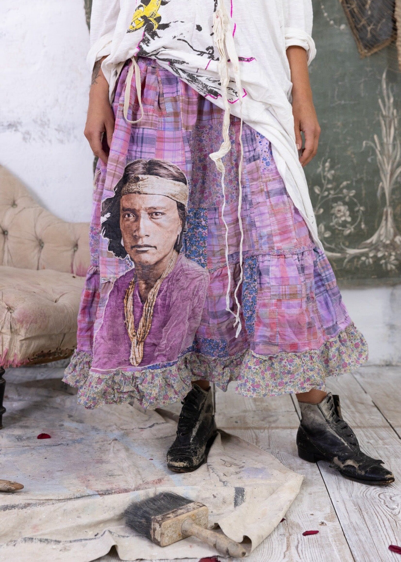 Magnolia Pearl Spirit Warrior Pissarro Skirt 158 Madras Allium