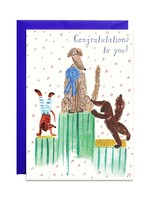 Mr. Boddington's Studio Westminster Ribbon Congratulations Card