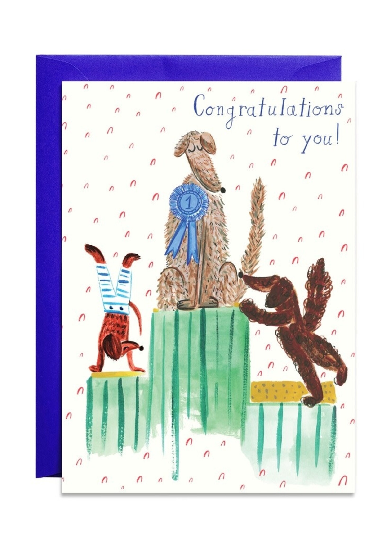 Mr. Boddington's Studio Westminster Ribbon Congratulations Card