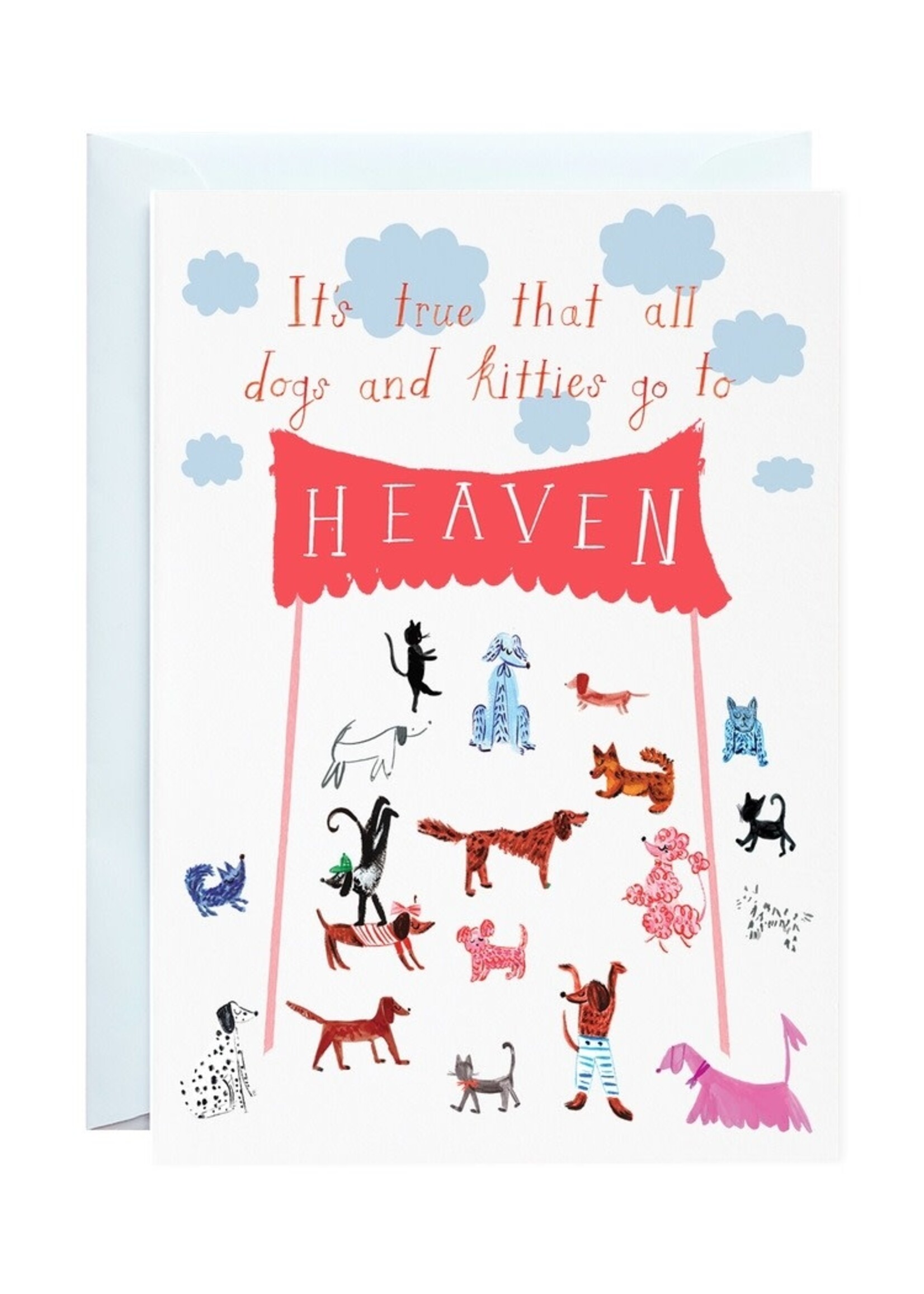Mr. Boddington's Studio Doggies in Heaven Greeting Card