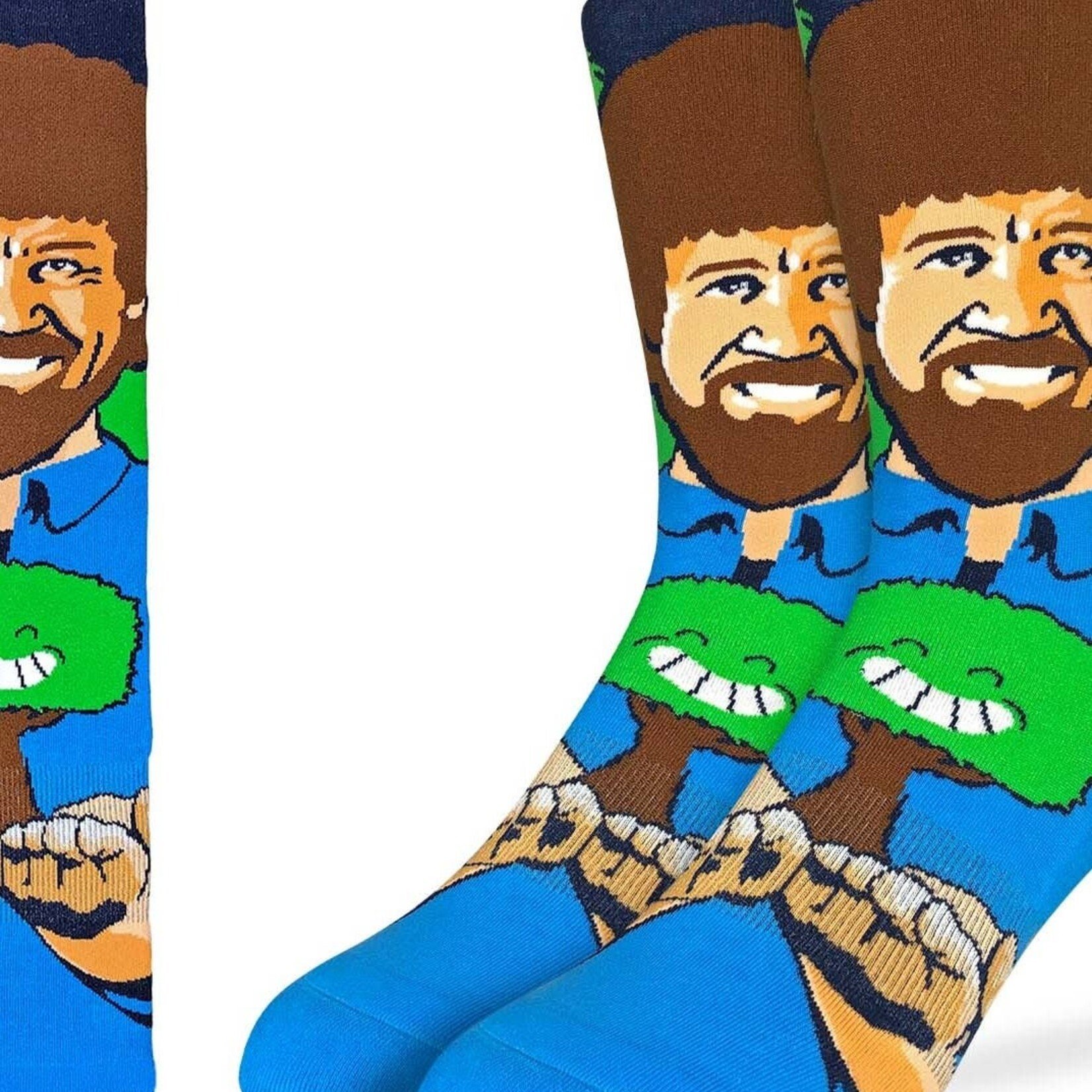 Good Luck Sock Men's Bob Ross Socks