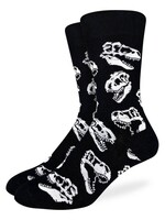 Good Luck Sock Men's Dinosaur Skulls Socks