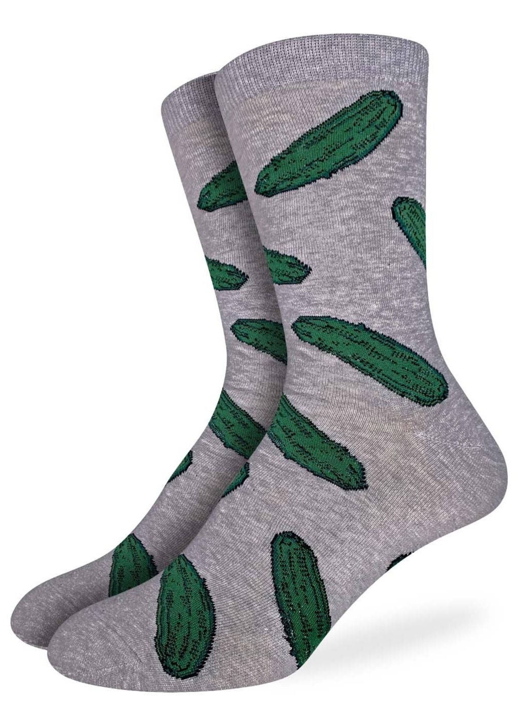 Good Luck Sock Men's Pickle Socks (dk green)