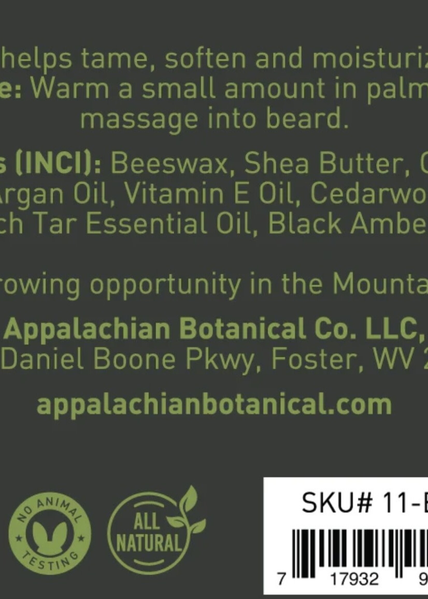 Appalachian Botanical Co. Appalachian Botanical Co. Beard Balm