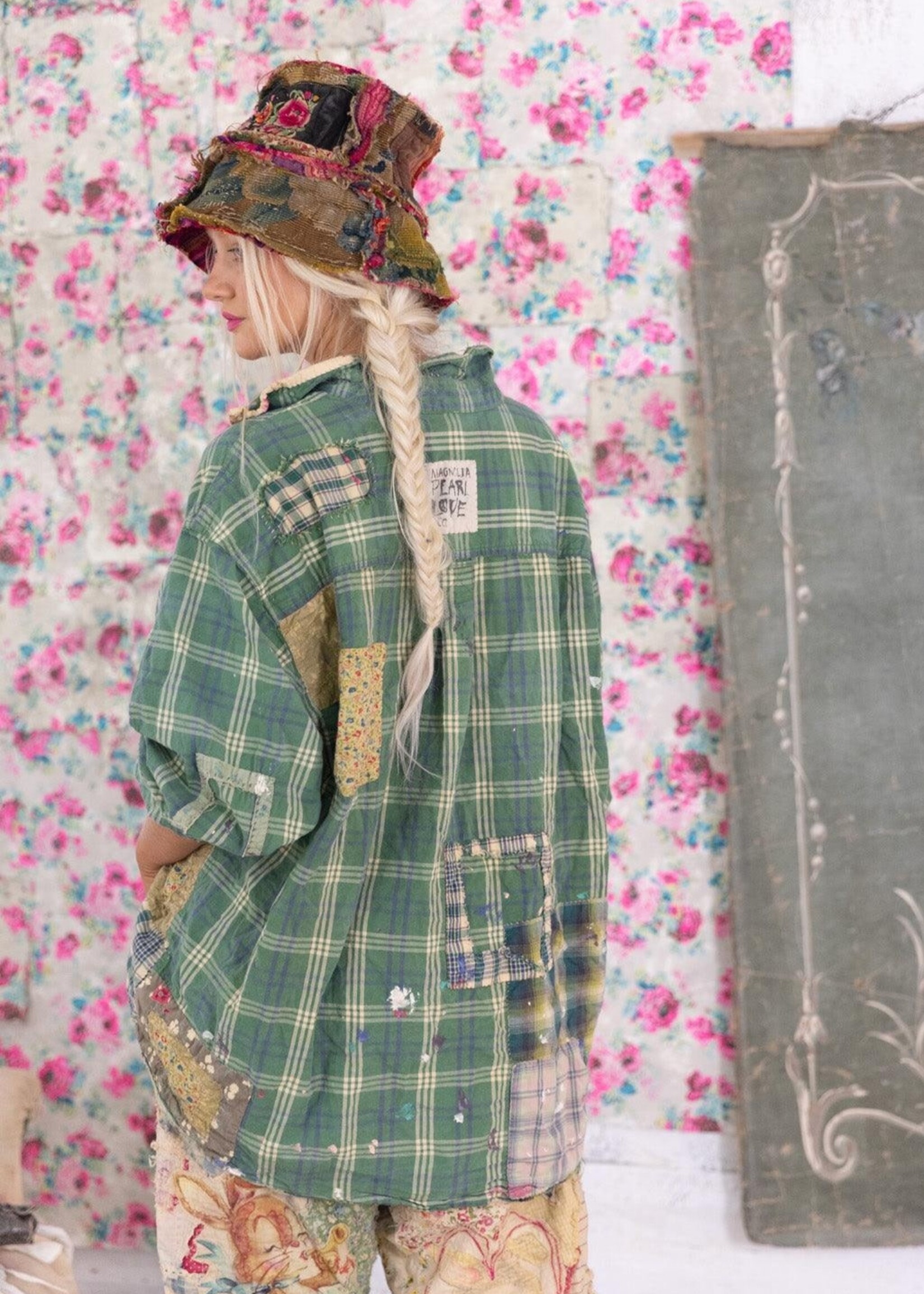 Magnolia Pearl Landes Workshirt Top 1525 Romeo Check