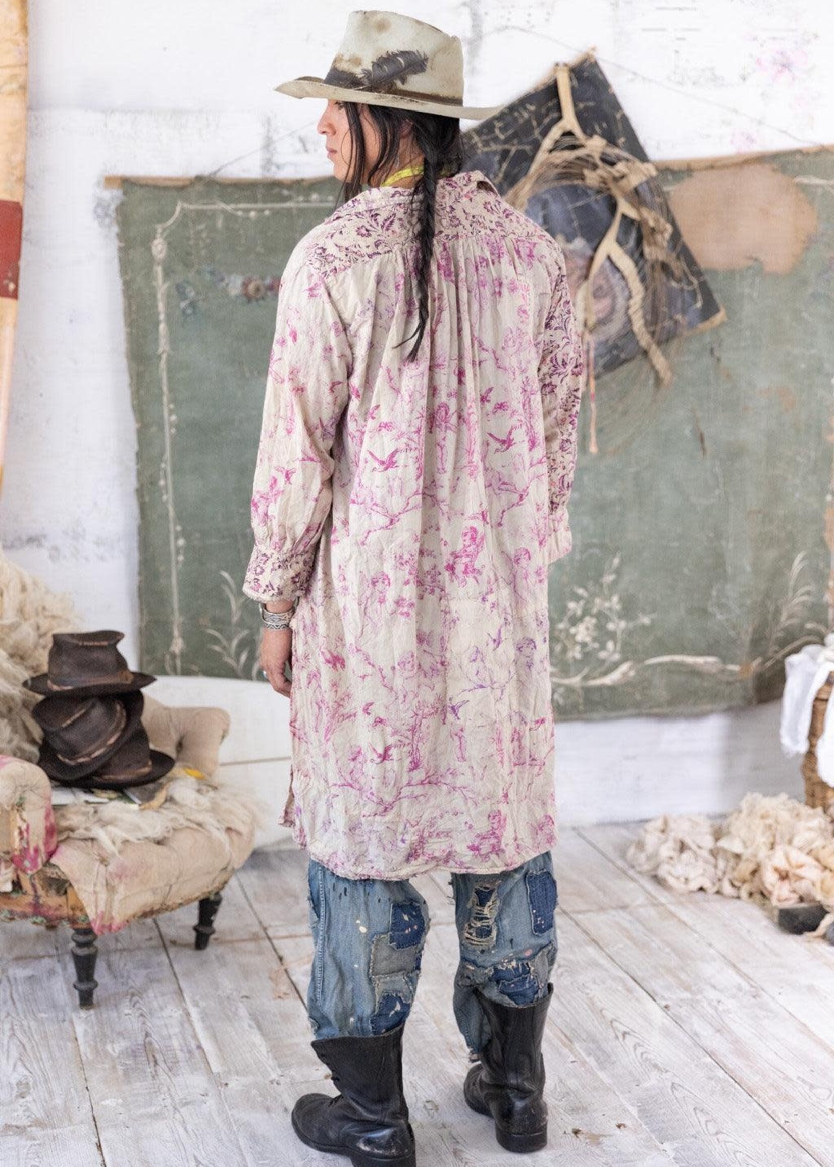 Magnolia Pearl Patchwork Cordelia Night Shirt Top 1642 Eternal