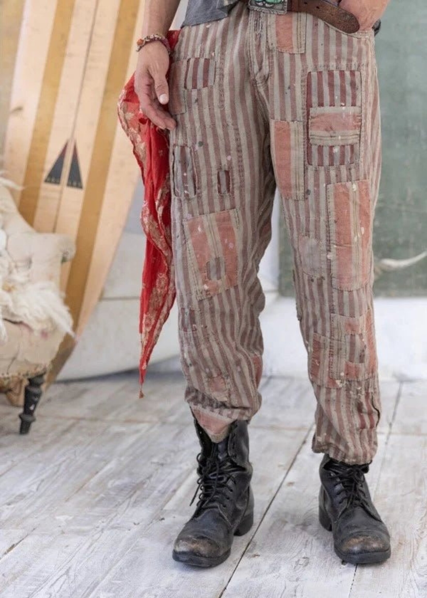 Magnolia Pearl Striped Miner Pants 530 Saltwater Taffy