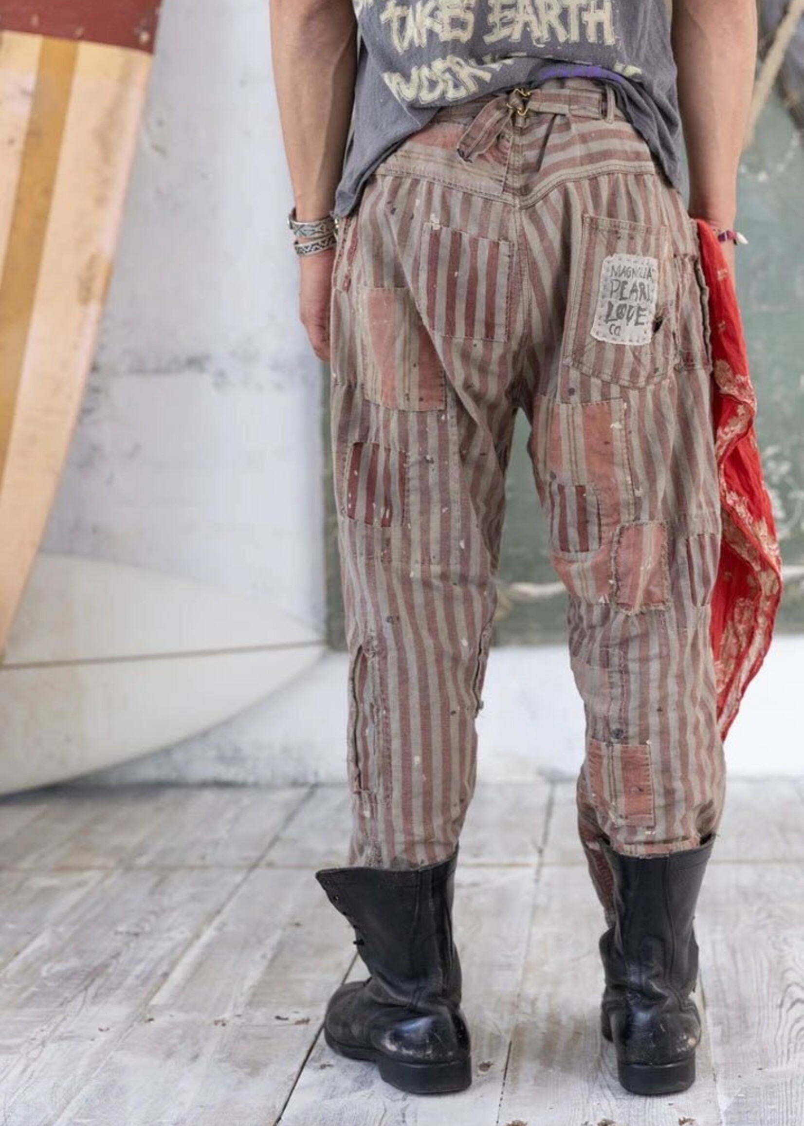 Magnolia Pearl Striped Miner Pants 530 Saltwater Taffy
