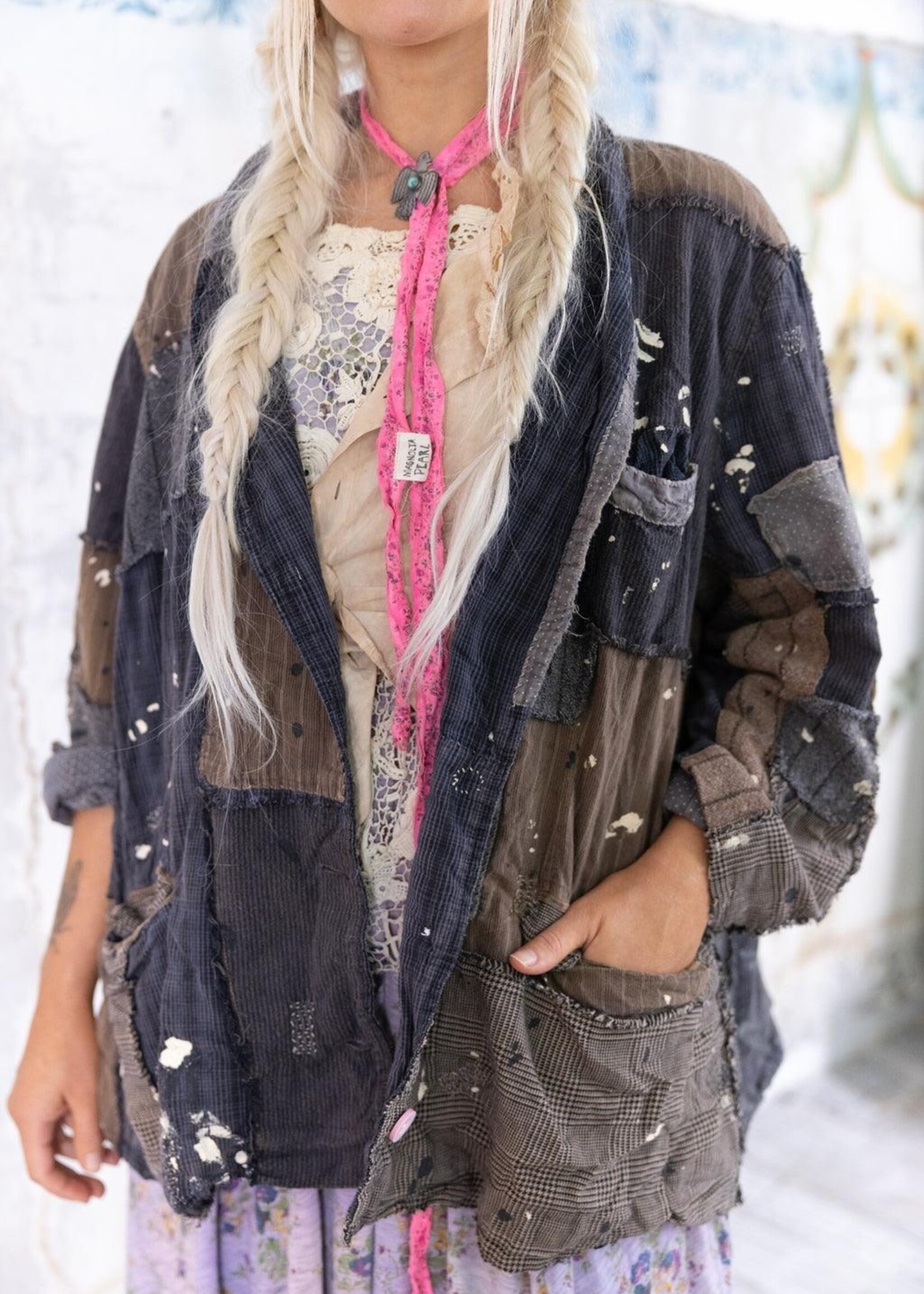 Magnolia Pearl Charlotte Shawl Collar Coat Jacket 802 Pioneer