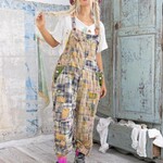 Magnolia Pearl Patchwork Love Overalls 073 Madras Tropical