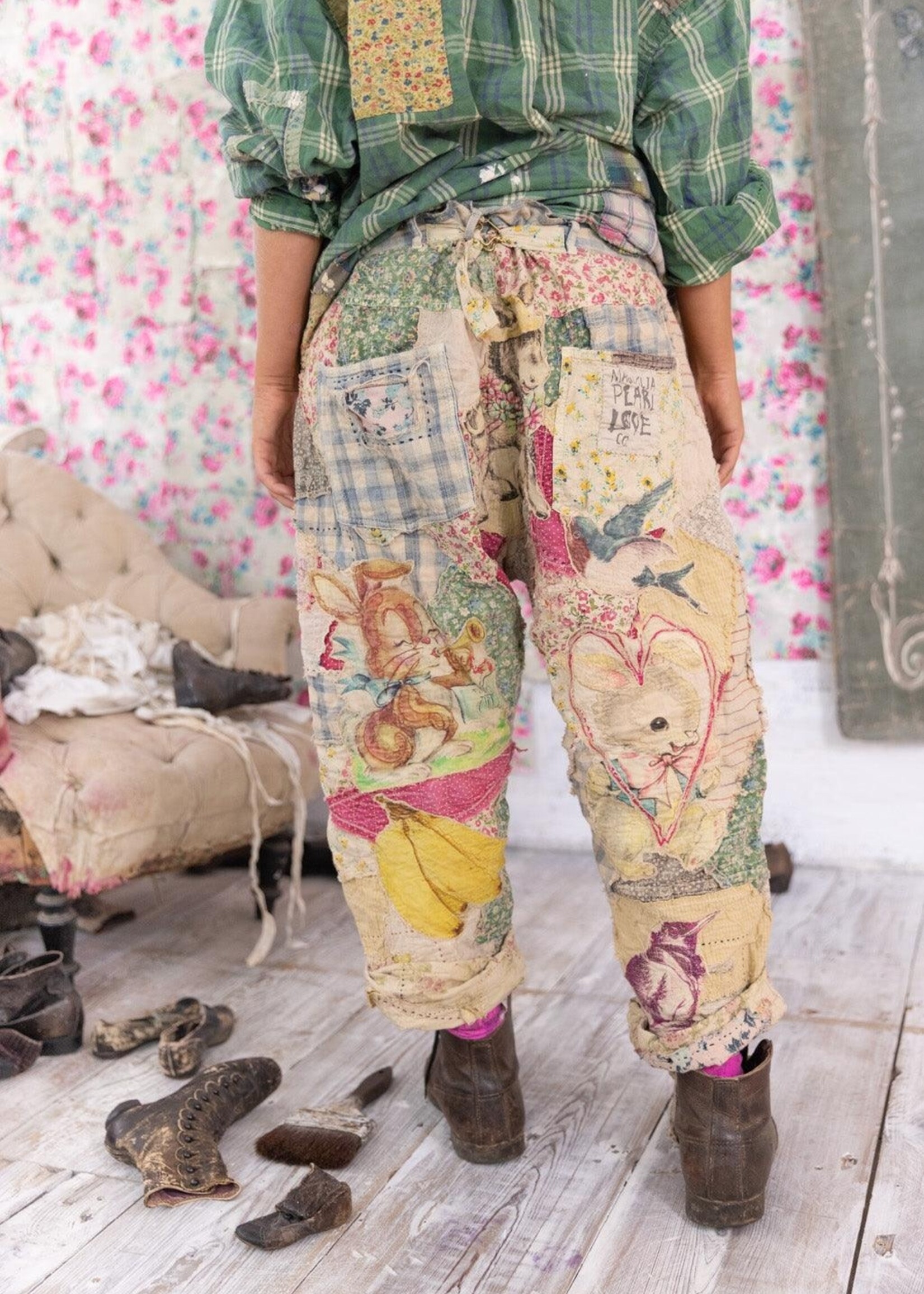 Magnolia Pearl Patchwork Miner Pants 523