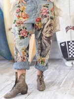 Magnolia Pearl Linen Great Spirit Miner Pants 524 Washed Indigo