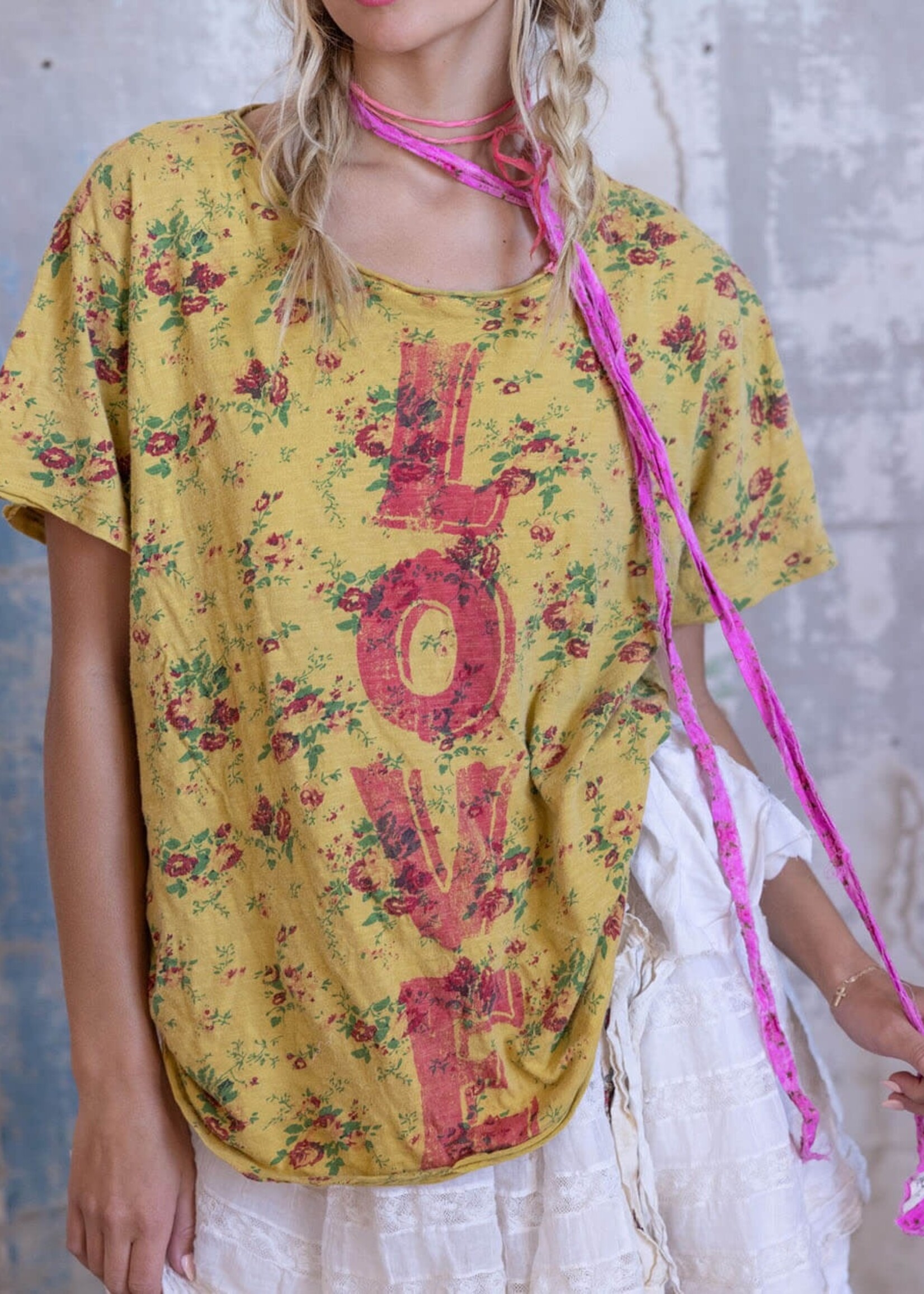 Magnolia Pearl Floral Circus Love Tee Top 1667 Lark Flower