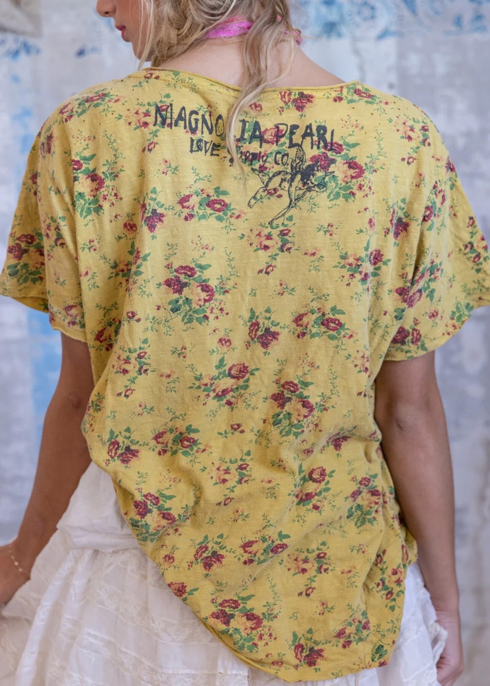Magnolia Pearl Floral Circus Love Tee Top 1667 Lark Flower