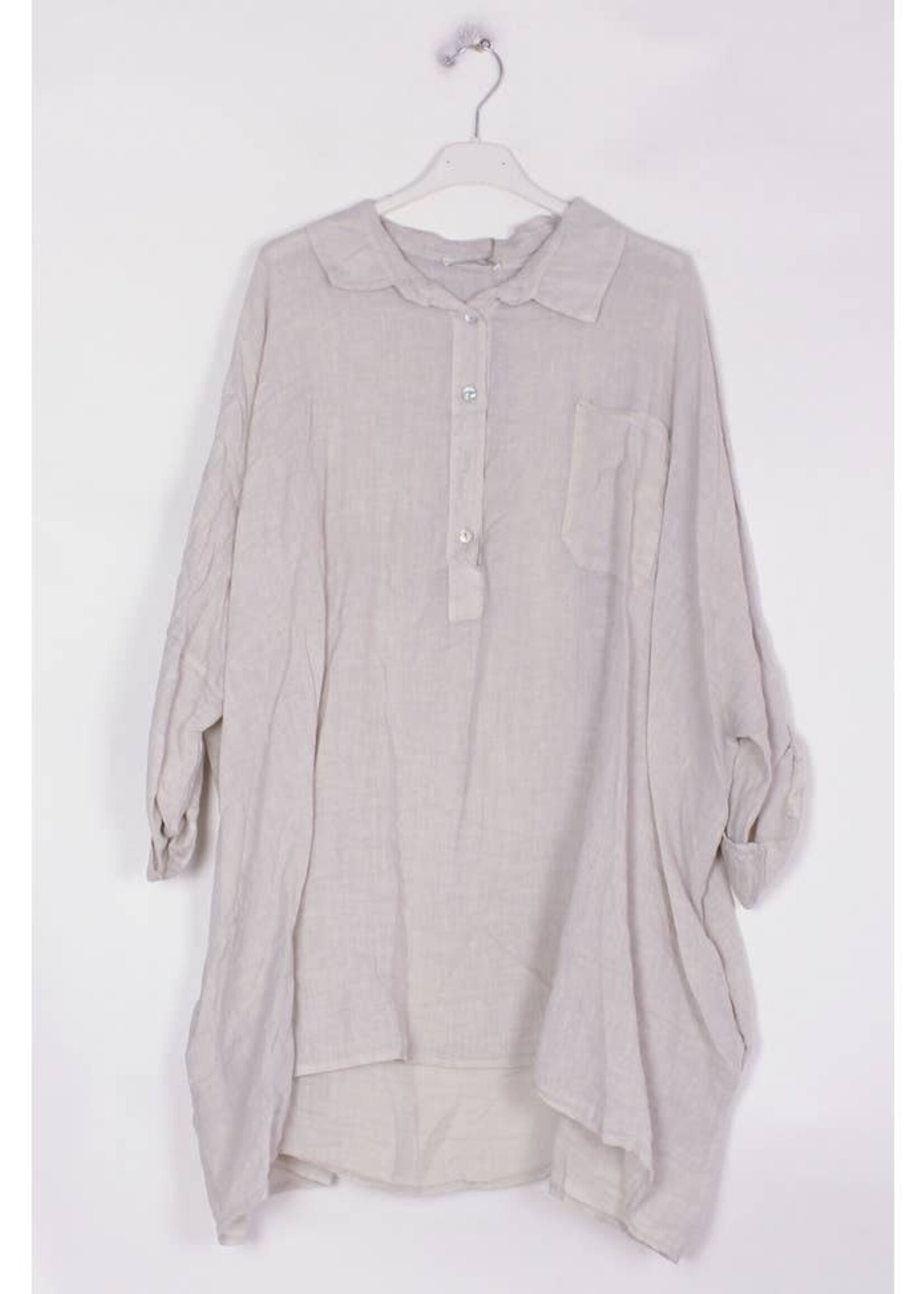 LOU+LOU LOU+LOU Linen Short Dress Tunic One Size