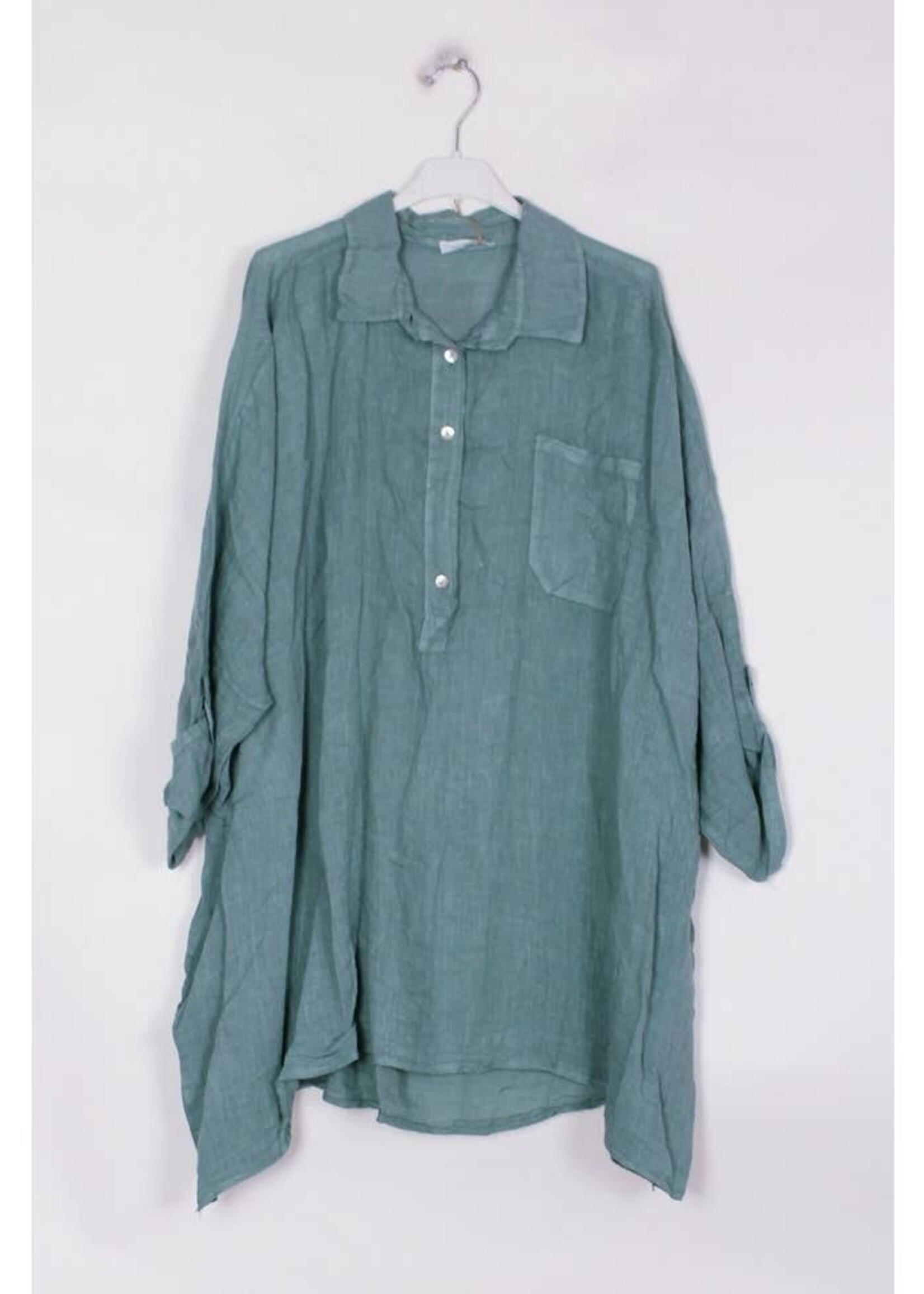 LOU+LOU LOU+LOU Linen Short Dress Tunic One Size