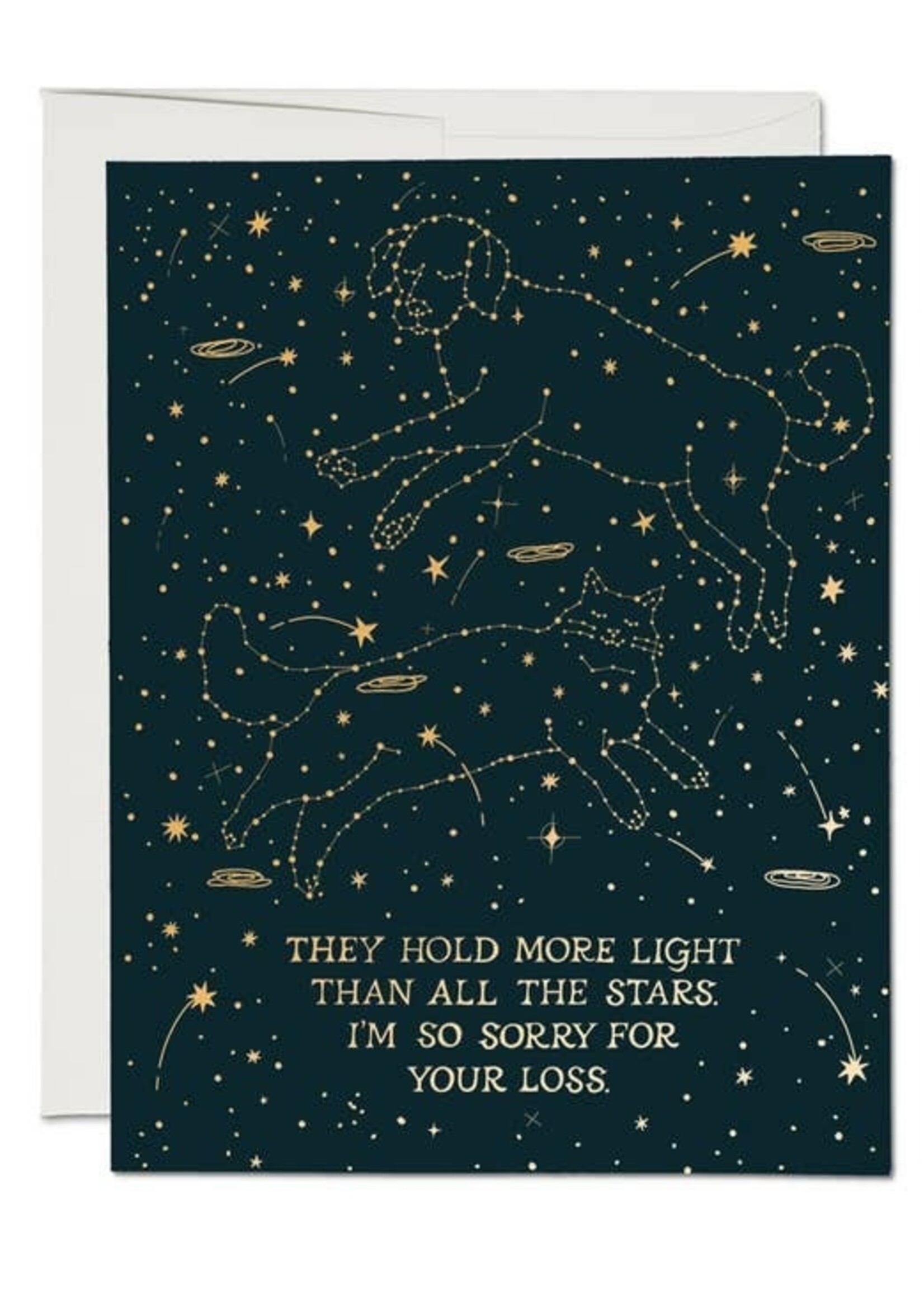 Pet Constellation Sympathy Card