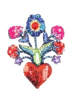 Trovelore Handmade Frida's Flowers Brooch Pin