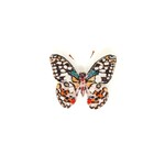 Trovelore Handmade Lime Swallowtail Butterfly Brooch Pin
