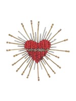 Trovelore Handmade Sacred Heart Brooch Pin