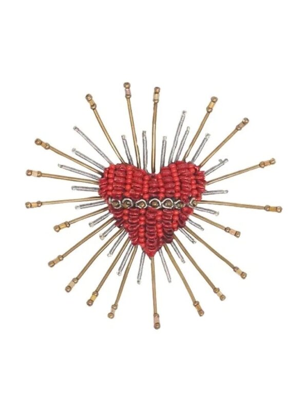 trovelore sacred heart brooch