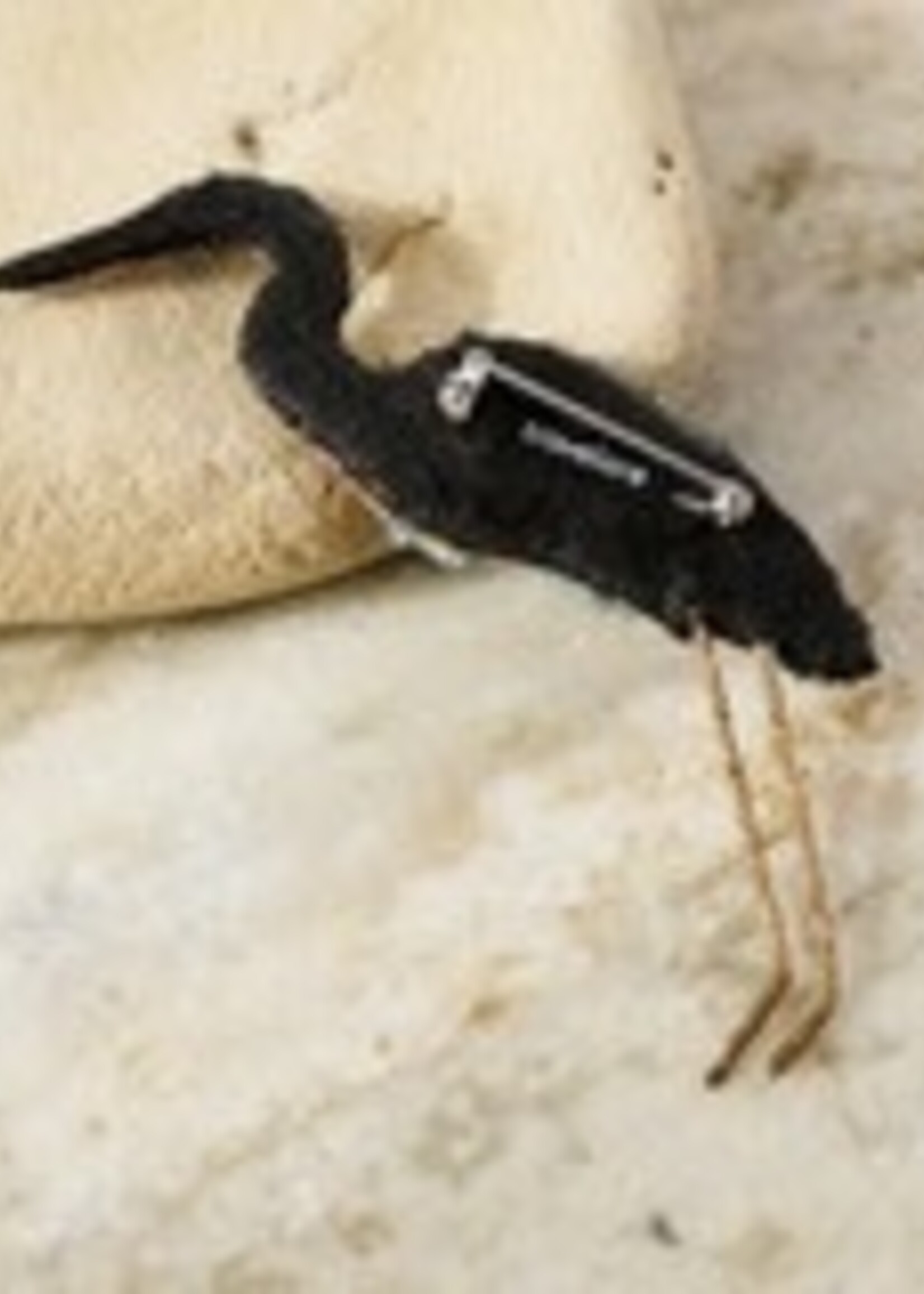 Trovelore Handmade Blue Heron Brooch Pin