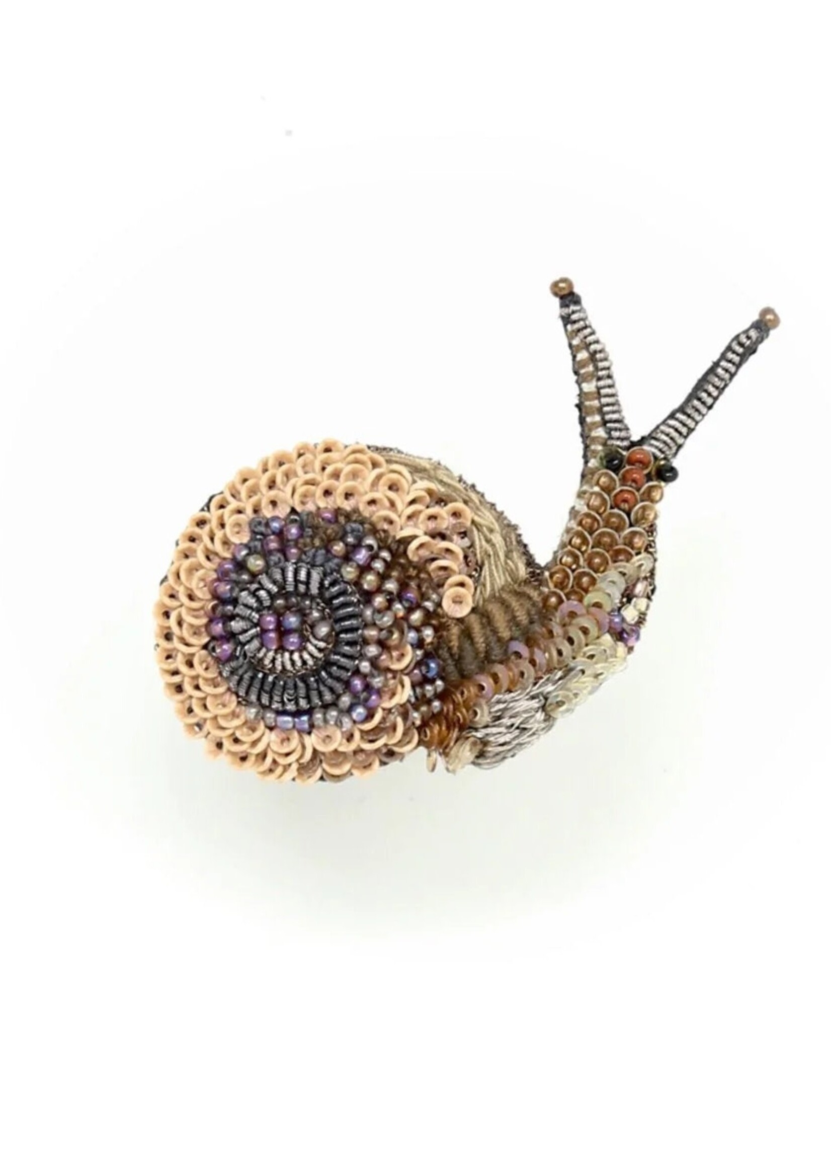 Trovelore Handmade Melting Snail Brooch Pin