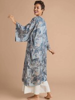 Powder UK Powder UK Tropical Toile Denim & Petal Kimono