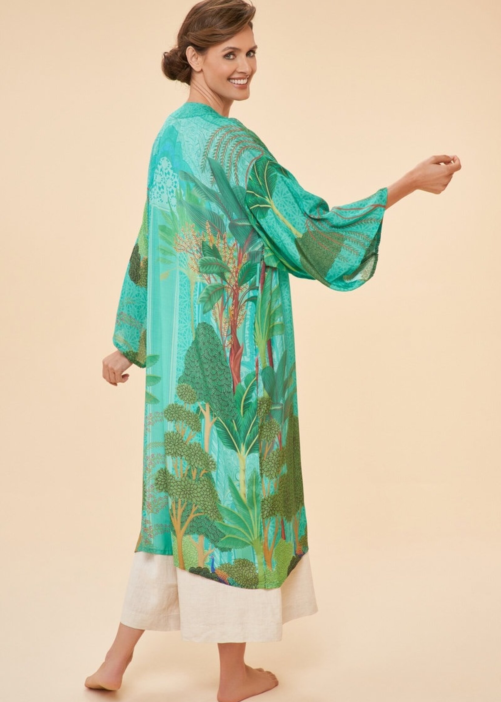 Powder UK Secret Paradise Aqua Kimono