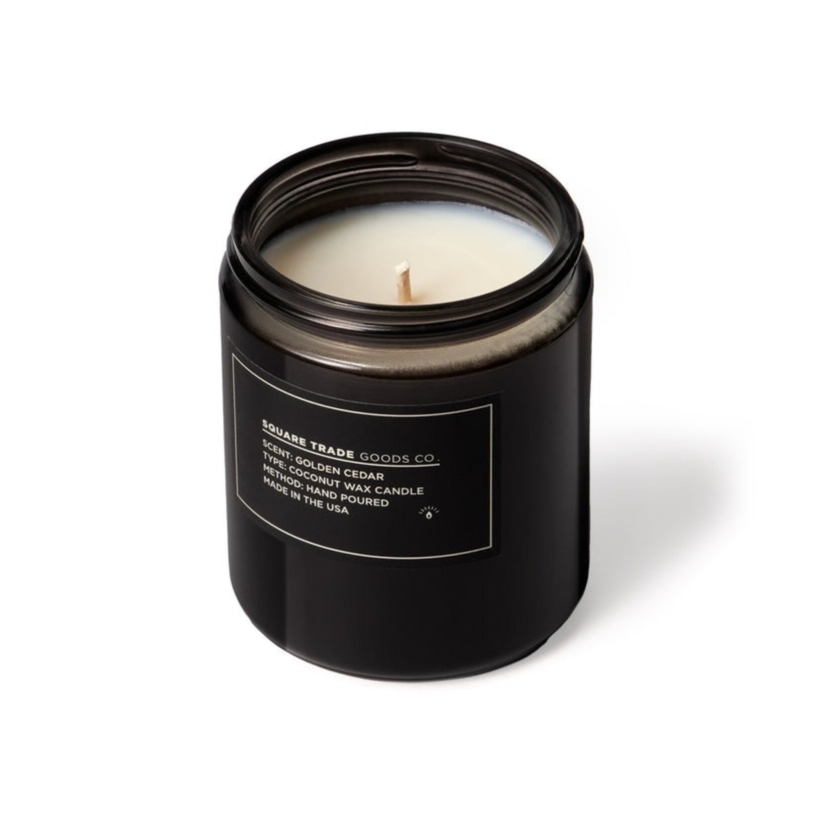 Square Trade Goods Co Golden Cedar Candle