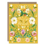 Biely & Shoaf Co Always & Forever Anniversary Card Katie Daisy