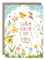 Biely & Shoaf Co Take Care Get Well Card Katie Daisy