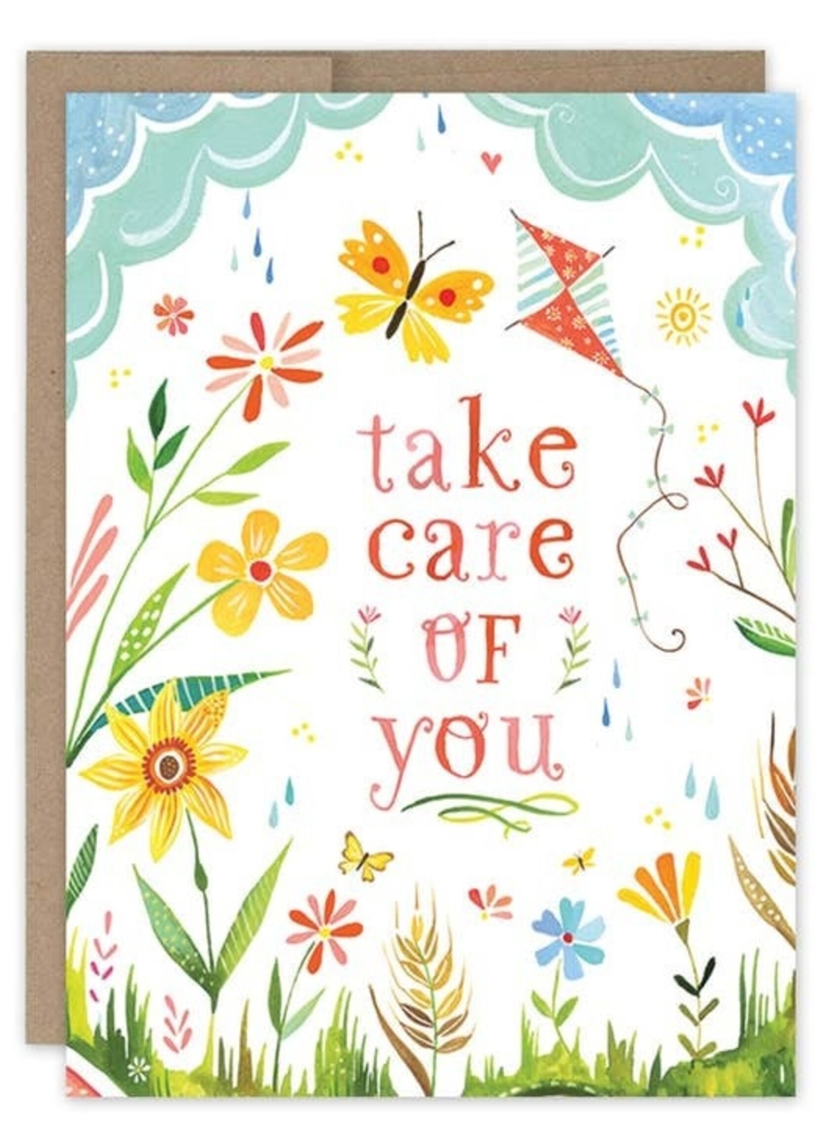Biely & Shoaf Co Take Care Get Well Card Katie Daisy